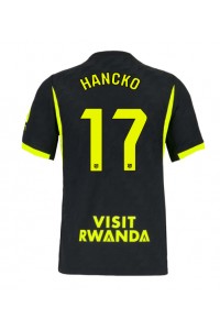 Atletico Madrid David Hancko #17 Jalkapallovaatteet Vieraspaita 2026-27 Lyhythihainen